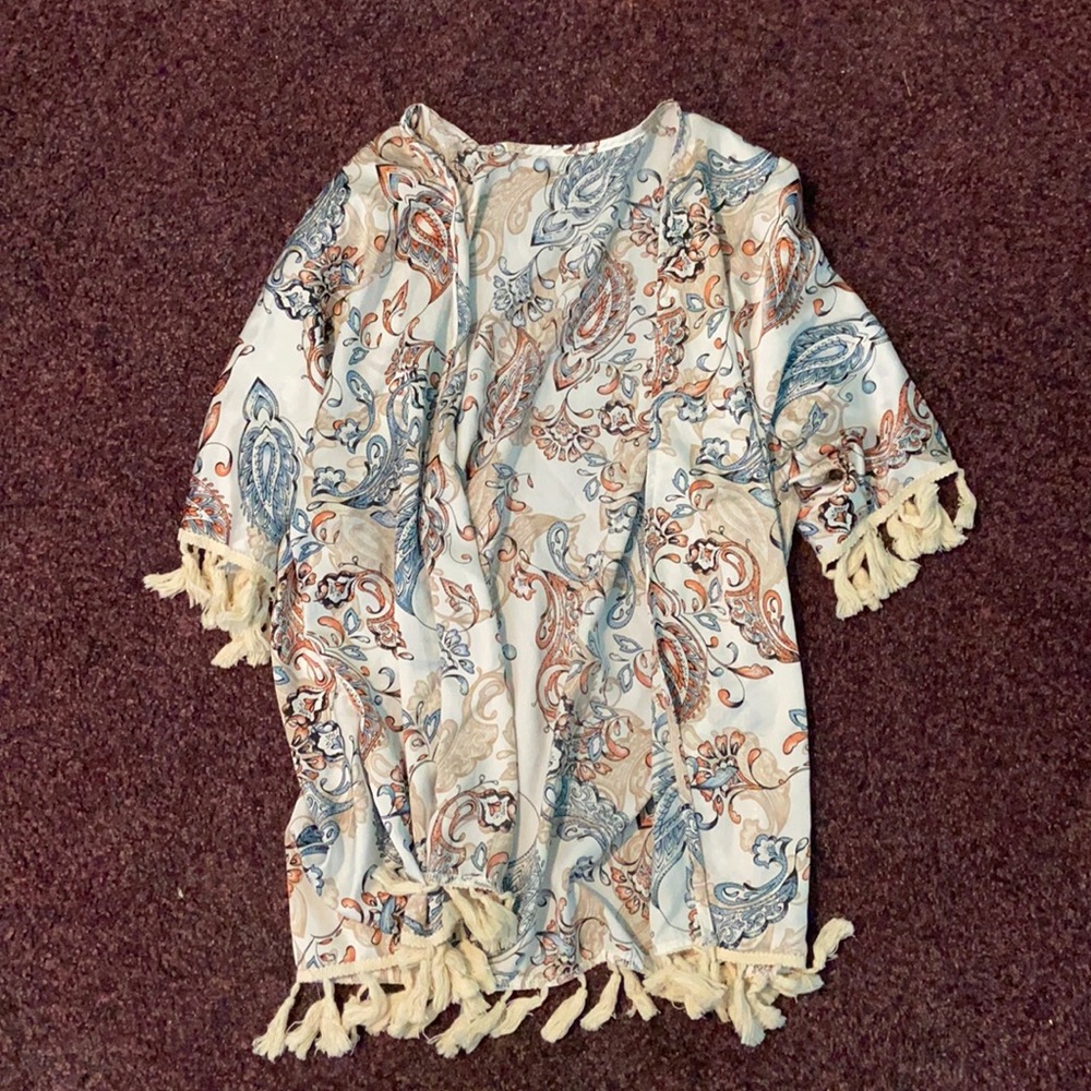 Satin cover up
